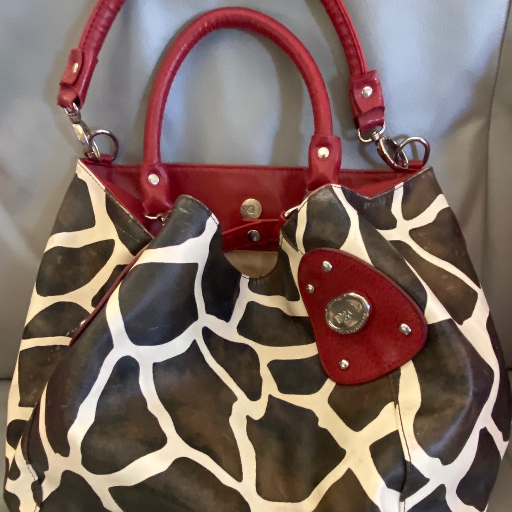 Animal print bag